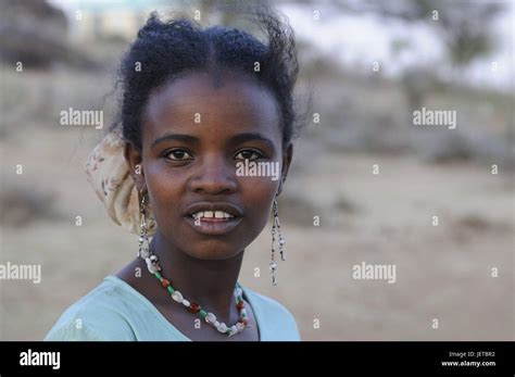 Girls Muslim Portrait Yabello South Ethiopia Stock Photo Alamy
