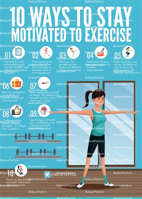 Ways To Stay Motivated To Exercise BelievePerform The UK S Leading Sports Psychology Website