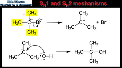 201 Sn1 And Sn2 Mechanisms Hl Youtube