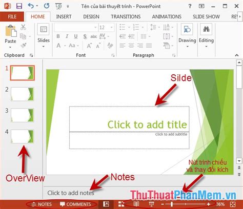 Overview Of The Powerpoint Interface