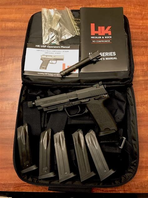 Hk Usp Expert 45 With Jarvis Barrel And Extra Mags Sold