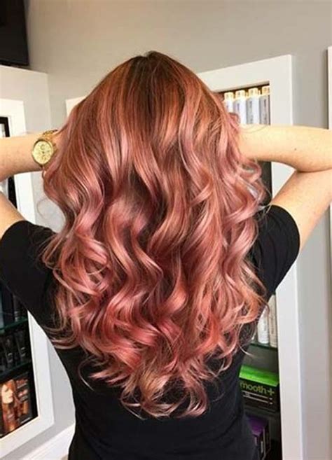 Rose gold hair color is a trend that, surprisingly, can easily transition from season to season, but looks particularly fetching during the warmer months this may not be the best dye job to try at home. 65 Rose Gold Hair Color Ideas for 2017 - Rose Gold Hair ...