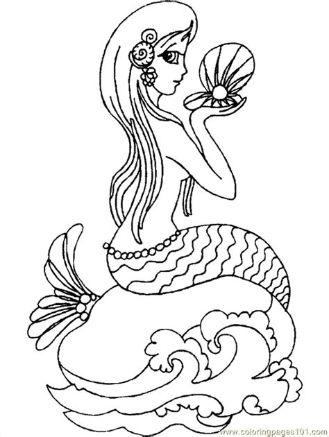 Mako Mermaid Coloring Pages Coloring Home