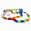 Race Car Track Set Toy Educational Twisted Flexible Building Tracks 240 ...