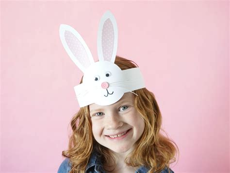 Printable Easter Bunny Headband Bunny Crafts Easter Crafts For Kids