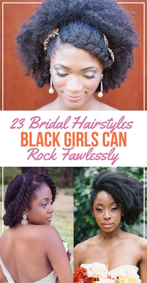 Wedding hairstyle for black women should celebrate the natural curls that they have. 23 Bridal Hairstyles That Look Great On Black Women ...