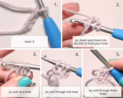 A Step By Step Picture Tutorial For The Foundation Half Double Crochet