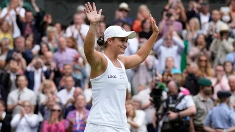 Wimbledon World No Ashleigh Barty Beats Karolina Pliskova To Claim Women S Singles Title