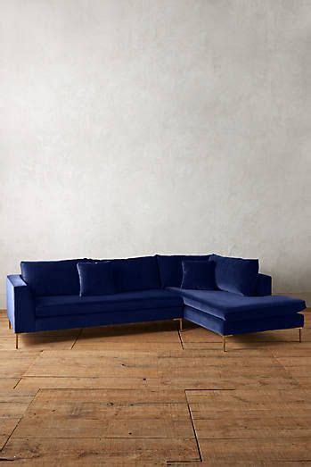 Velvet Edlyn Right Sectional Velvet Corner Sofa Corner Sofa Design