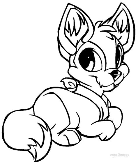 Https://techalive.net/coloring Page/cute Fox Coloring Pages