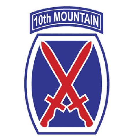 10th Mountain Division Army Decal