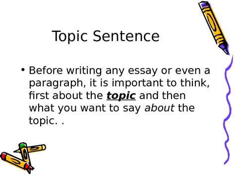 😎 How To Structure A Topic Sentence How To Write A Good Topic Sentence