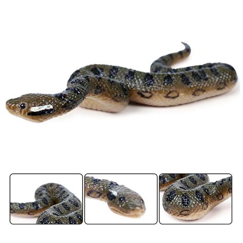 Inn Fake Realistic Rubber Toy Snake North Us Green Anaconda Scary