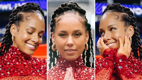 Alicia Keys Il Beauty Look Allhalftime Show Del Super Bowl Io Donna