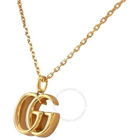 Gucci 18k Yellow Gold Gg Running Necklace Ybb50336500100u Ladies