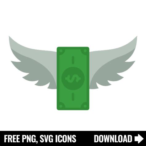 Free Flying Money Svg Png Icon Symbol Download Image