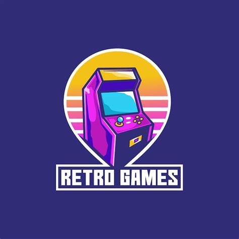 Botón De Dispositivo De Arcade De Consola De Juegos Retro Vector Premium