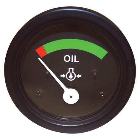 Complete Tractor New Oil Pressure Gauge Compatible With