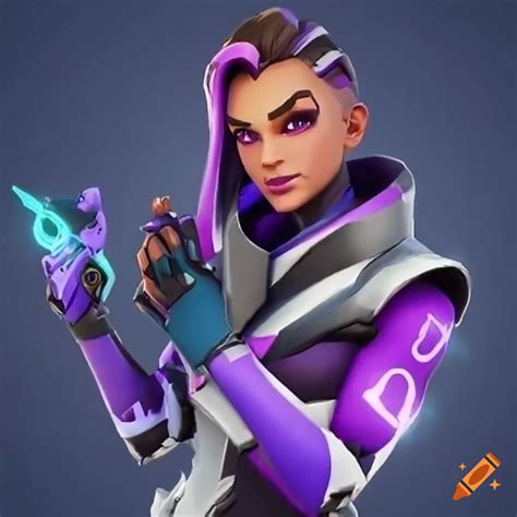 Sombra From Overwatch 2 In Fortnite On Craiyon