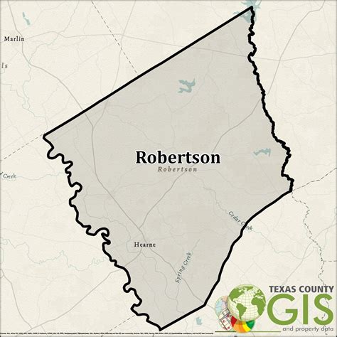 Robertson County Gis Shapefile And Property Data Texas County Gis Data