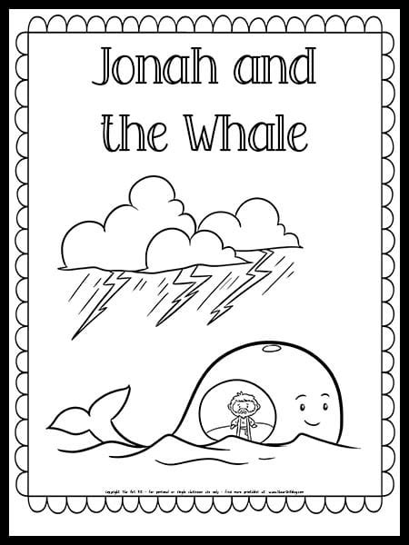 Jonah And The Whale Coloring Page Free Homeschool Deals