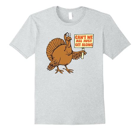 Turkey Sign Funny Vegan Thanksgiving Shirt Graphic Tee Fl Sunflowershirt