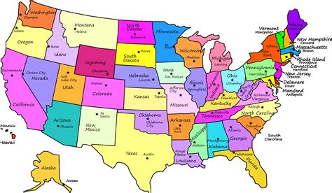 Blank Us Map With Abbreviations