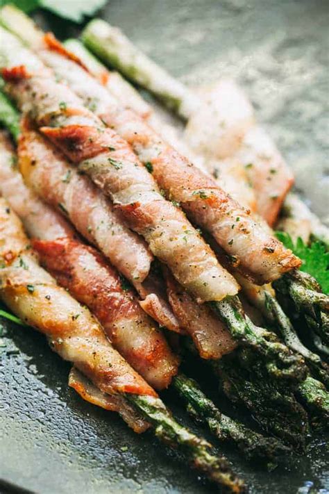 101 ways to bake bacon. Bacon Wrapped Asparagus with Balsamic Glaze | Easter Side ...