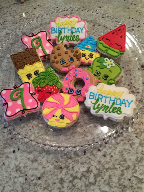 Shopkins Party Cookies ️ ️ Shopkins Party Sugar Cookie Shopkins