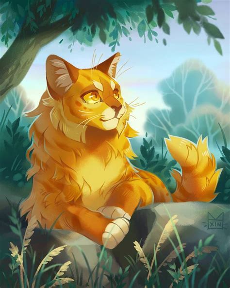 Lionblaze By Elsenkins On Deviantart Иллюстрации кошек Кот воитель