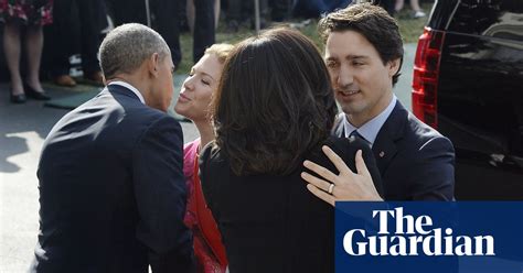The Obamas And The Trudeaus A Mutual Appreciation Society In Pictures Us News The Guardian