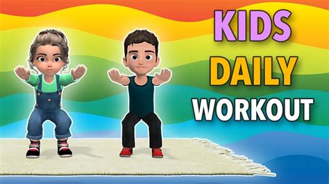 Kids Daily Workout Fun Exercises At Home Youtube