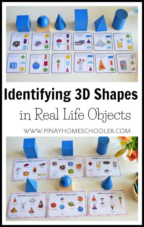 Identifying 3d Shapes In Real Life Objects Shapes Math Preschool Circle The Green Things
