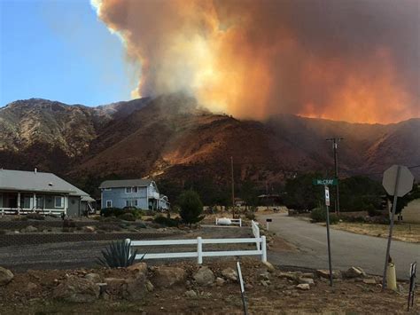 Erskine Fire In Kern County 2016s Largest California Wildfire Leaves