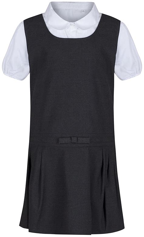 Ex Bhs Ages 2 12 Girls School Pinafore With Blouse School Uniform