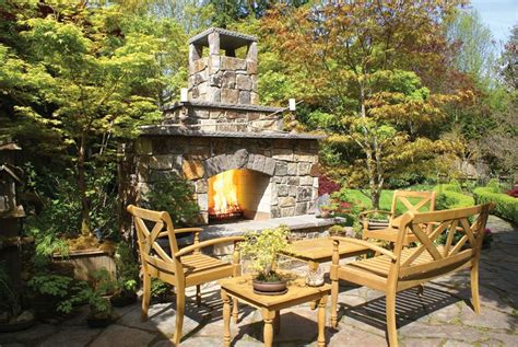 Outdoor Fireplac Glacier Mountainnatural Stone Natural Stone
