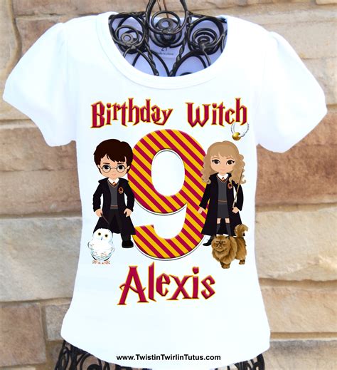 Harry Potter Birthday Shirt Twistin Twirlin Tutus