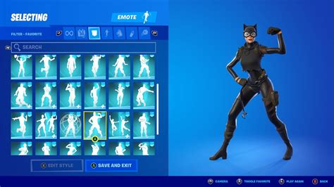 Catwoman Zero Doing All Fortnite Icon Series And Tiktok Emotes Youtube