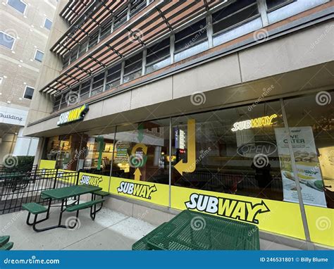 Subway Restaurant Augusta Medical District Editorial Photo Image Of