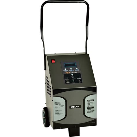 Solar Pro Logix Wheeled Battery Charger With Engine Start — 61224