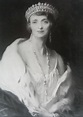 Irene Mountbatten, Marchioness of Carisbrooke, wearing the Strawberry ...