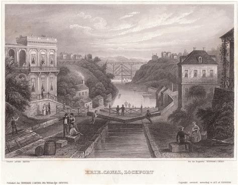 Tdih July 4 1817 In Rome New York Construction On The Erie Canal Begins Illustration