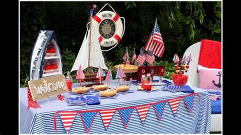 Nautical Theme Party Decor At Home Youtube