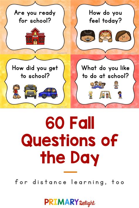 Question Of The Day For 2nd Graders