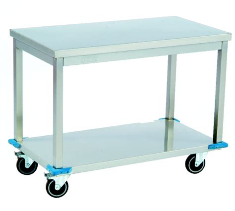 Metal nashville 40'' pedestal dining table. Mobile Work Table/with Lower Shelf - FNF Metal