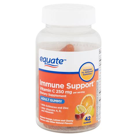 Equate Immune Support Vitamin C Adult Gummies 250 Mg 42 Count