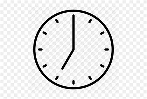 Clock Seven Oclock Time Icon Time Clock Clip Art Flyclipart