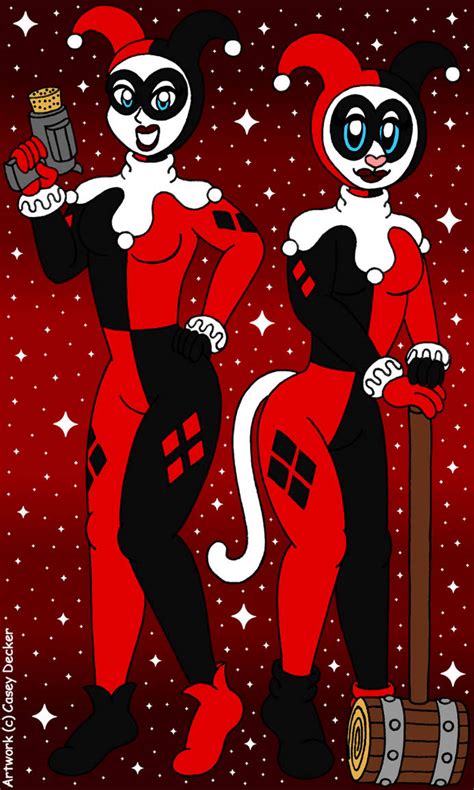 Classic Harley Quinn Human And Furry By Coolcsd1986 On Deviantart