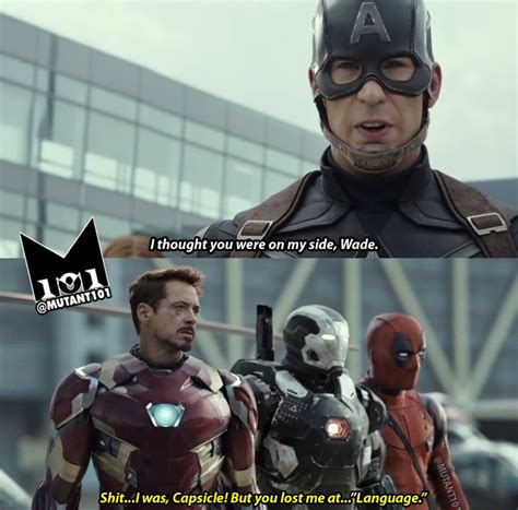 Deadpool Civil War Deadpool Funny Marvel Funny Marvel Cinematic