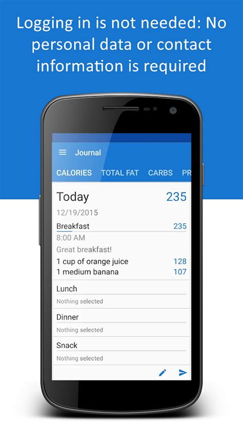 The design is optimized to make entry as quick as possible 2. Food Diary - Android Apps on Google Play